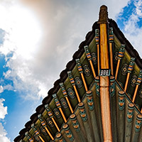 덕수궁 돌담길과 세종문화회관 문화 시설